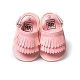 2019 PU Leather Tassel Soft Anti-slip Summer Slippers