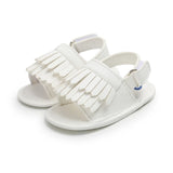 2019 PU Leather Tassel Soft Anti-slip Summer Slippers