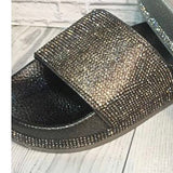 Crystal Flat Summer Slippers