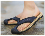 High Quality Genuine Leather Luxury Slippers