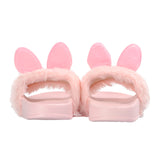 3D Ears Cute Rabbit Plush Kids Slipper